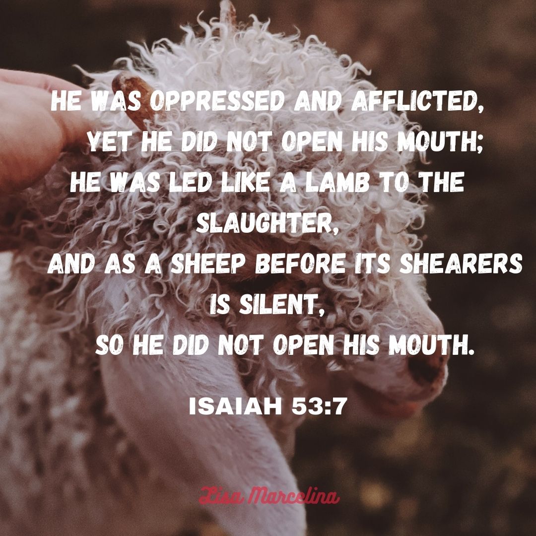 He was led like a lamb to the slaughter